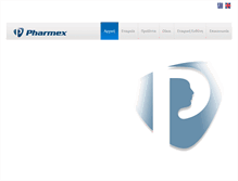 Tablet Screenshot of pharmex.gr